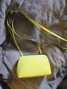 Marc Jacobs Yellow Crossbody Bag - Pebbled Leather